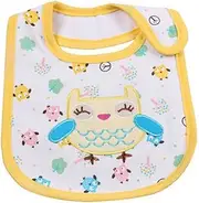 [Wukong Paradise] Cute Cartoon Pattern Toddler Baby Waterproof Saliva Towel Baby BibsE