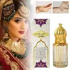 Mini Arabic Crystal Glass Roller Bottles Gold Refillable Oil Roll On Perfume.