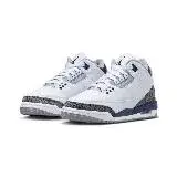 在飛比找遠傳friDay購物優惠-Air Jordan 3 Retro 白灰午夜藍 爆裂紋 G