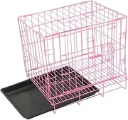 BESPORTBLE Dog Crate Cat Carrier Metal Wire Pet Cage Indoor/Outdoor Foldable Small Dog Crate Animal Cages Cat