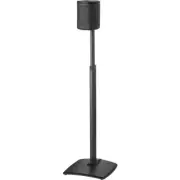 Sanus Black WSSA1B2 Adjustable Height Stand for Speaker Sonos One/Play:1/Play:3