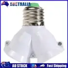 2 in 1 E27 Lamp Sockets Splitter Adapter Light Bulb Base Stand Holders