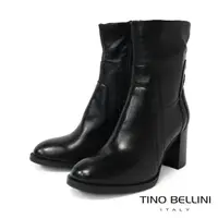 在飛比找momo購物網優惠-【TINO BELLINI 貝里尼】波士尼亞進口高跟中筒靴F