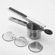 Heavy Duty Stainless Steel Potato Masher and Ricer Kitchen Tool, Press and Mash