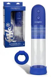 California Exotic Rock Hard Admiral 8" Automatic Penis Pump Kit plus Cock Ring