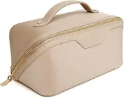 [Alice Wheeler] LTC Medium Train Case in Stone, Teal, Train Case