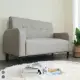 【BN-Home】Amos安摩斯日式貓抓皮雙人沙發(耐磨貓抓皮/皮沙發/二人沙發)