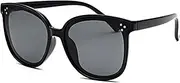 joyxiwa Children's Sunglasses cat Ears Dazzling Kids Sunglasses Cartoon Children Polarized Sunglasses for Birthday Pool Barbecue Party Performance sunglasses-GM82010-Black