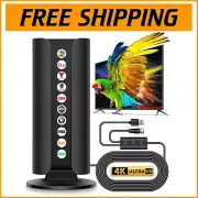 Weatherproof 1400+ Mile Range TV Antenna for Smart & Old TVs - Easy Install