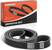 A-Premium Engine Serpentine Drive Belt Compatible with International Harvester 4400 2017-2019, 4400LP 2019, MV607 2020-2022 & Oshkosh Motor Truck Co. S 2004-2011 & Freightliner FL112 2003-2004, FS65