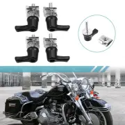 4pcs System Lock Fastener Bolt Nut for Harley Davidson Road King Police Black