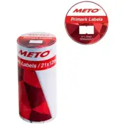 5000 x Genuine Meto Primark Price Gun 21 x 12 mm Permanent Tamperproof White