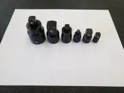 Snap-on Tools USA NEW 6-Piece Industrial Adapter Extension Socket Lot Set