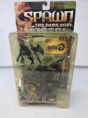 IQUANTUS & TUSKADON- Spawn Dark Ages Action Figure Mcfarlane Toys 1999 SEALED