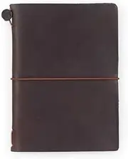 DESIGNPHIL Traveler's Notebook, Passport Size, Limited Size, Card, Brown 91209659