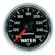 Auto Meter 2-1/16 GS Water Temp Gauge - 100-260