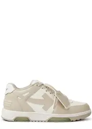 Off-white Out Of Office Leather Sneakers - Beige - 43 (IT43 / UK9) 43 (IT43 / UK9)