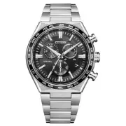 Citizen Attesa CB5966-69E Eco-Drive Black Dial Titanium Atomic Men Watch JAPAN