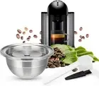 Stainless Steel Reusable Coffee Pods for Nespresso Vertuoline GCA1 1 capsule