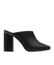 High-heeled Muller shoes 35,36,37,40,41 black