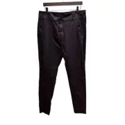 NWT City Chic Skylar High Rise Black Coated Skinny Jeans Size 18R/Plus Size/Sexy