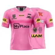 PENRITH PANTHERS 2024 NRL PREMIERS 4-IN-A-ROW 4-PEAT O'NEILLS MENS ADULT JERSEY