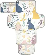 Reusable Waterproof pad with Tissue Pocket Diaper Changing pad Portable with Built-in Pillow