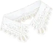 [STKARCV] Women's Decoration Embroidered Collar Shawl, Detachable Fake Collar