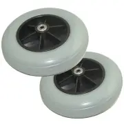 (Pair of Two) ，8" x 2" (200x50) Solid Rubber Front Rear Caster Tires Wheels A...
