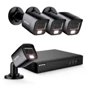 ANNKE 8CH Wired Outdoor Security Camera System with AI Human/Vehicle Detectio...