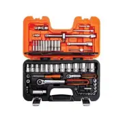 Bahco Metric Socket And Bit Set 56 Piece 1/4 & 1/2in Drive Bi Hex Boxed S560