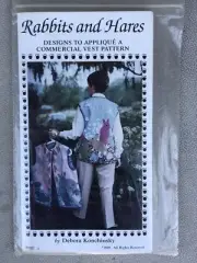 Rabbits and Hares, Designs to Applique a Vest, Pattern #8902, Debora Konchinsky