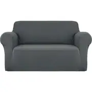 Sofa Cover Elastic Stretchable Couch Covers Grey 2 Seater