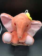 Cute Baby Elephant with Big Light Orange Ears Plush Toy Beautifull