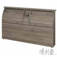 在飛比找momo購物網優惠-【優利亞】杰尼彎月床頭箱單人3.5尺(3色)