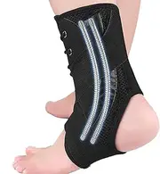Brace & Elastic Supports | Breathable Ankle Braces With Two-way Fixed Support,Sports Supplies, Basketball Accessories With Hollow Heel Design For Family, Friends, Home