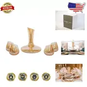 Luxurious Gold Wine Decanter & Stemless Glasses Set - Perfect for Entertaining