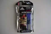 Adidas Boys Sport Performance Climalite Long Boxer Brief, Small, 6-8 (Pack of 2)