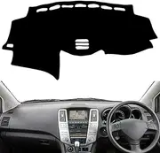 Car Centre Console Dashboard Cover Dash Mat Pad for Harrier XU30 2004-2013 Anti-Dust Carpet Cape