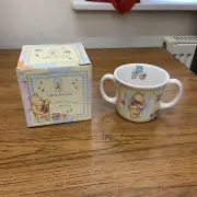 Royal Doulton WInnie The Pooh & Eeyore Mug - Loving Cup - 2 Handles BOXED