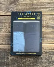 Ted Baker London Men’s Premier Soft Boxer Briefs 2 PK blue Men’s S