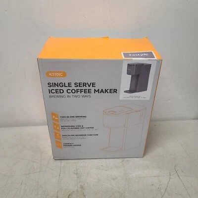 Tastyle Iced Coffee Maker Single Serving Hot and Cold Coffee Maker Brewing 2 Way
