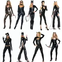 在飛比找樂天市場購物網優惠-免運 快速出貨 貓女郎cosplay服制服派對性感DS舞臺裝