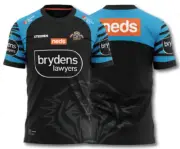 Wests Tigers Run Out Tee Shirt Sizes Small & Kids 6 - 14 NRL Steeden 21