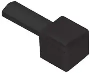 Schluter QUADEC - 5/16" Inside/Outside Corner - Matte Black - (EV/Q80MGS)