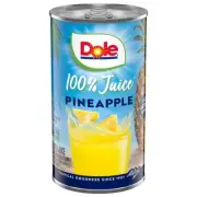 Dole Pineapple Juice, 6 Ounce, 48 Per Case