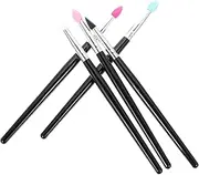 SHERCHPRY Makeup Brush Set 5pcs Silicone Lip Brush Makeup Tool Eyeshadow Applicator