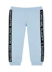 Balmain Kids Logo Cotton Sweatpants - Blue Light 24 MONTHS (24 months)