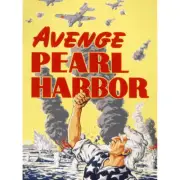 War WWII USA Avenge Pearl Harbor Uncle Sam Canvas Wall Art Print Poster