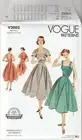 Vogue Sewing Pattern V2002 Vintage 1952 Design Miss Dress and Capelet Sz 8-16